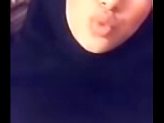 Muslim Hijabi Lady With Big Boobs Takes Sexy Selfie Video