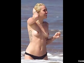 Miley Cyrus Frontal Bare And Naughty Movie