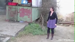 German Redhead Granny enjoys a Rural area Pounding